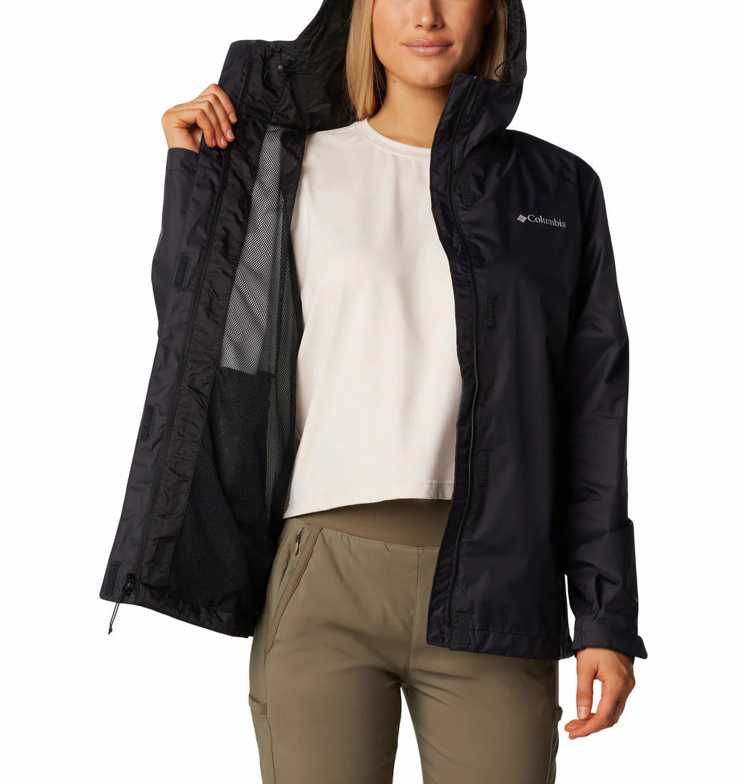 Columbia Women Black Arcadia II Jacket Waterproof - Image 4