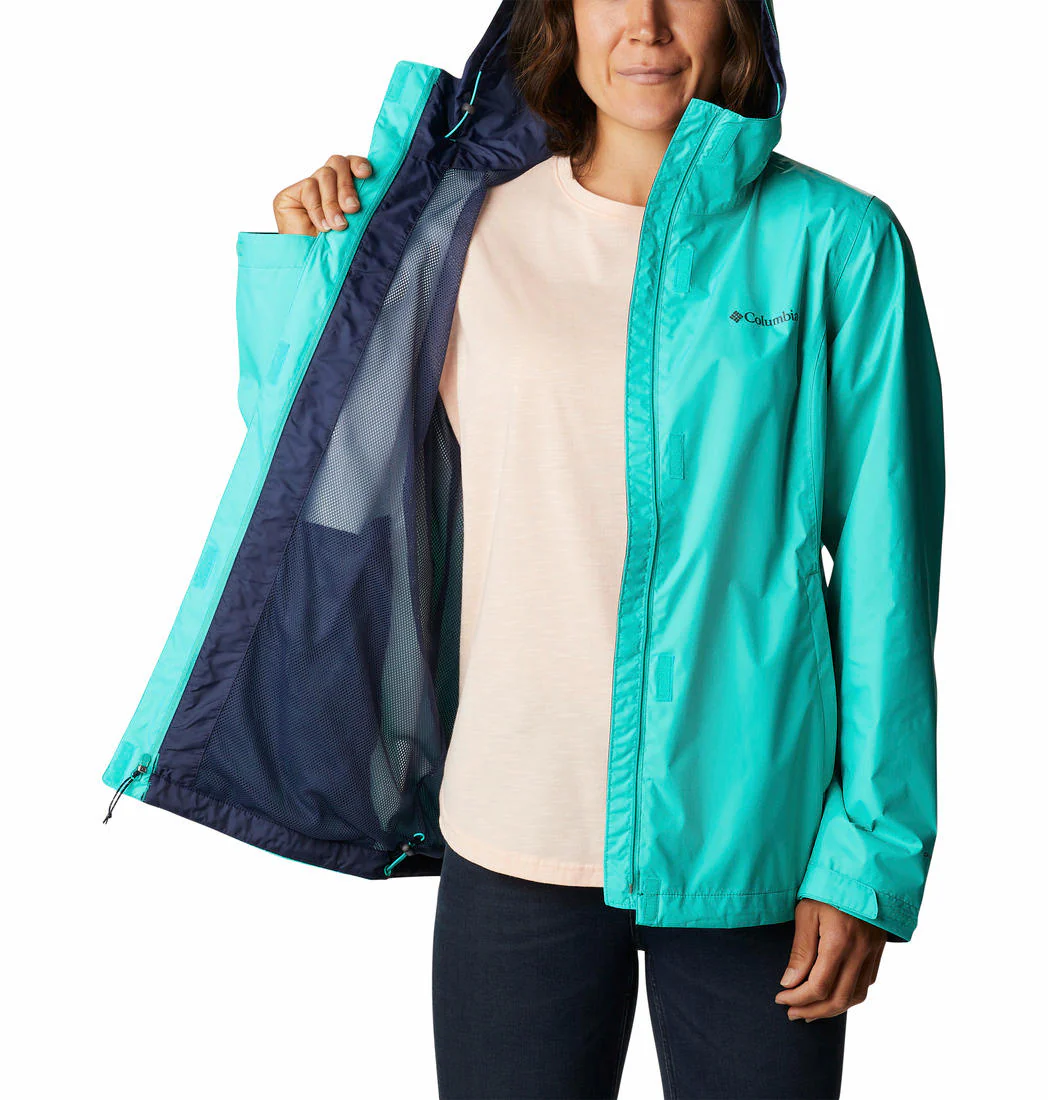 Columbia Women Blue Arcadia II Jacket Waterproof - Image 2