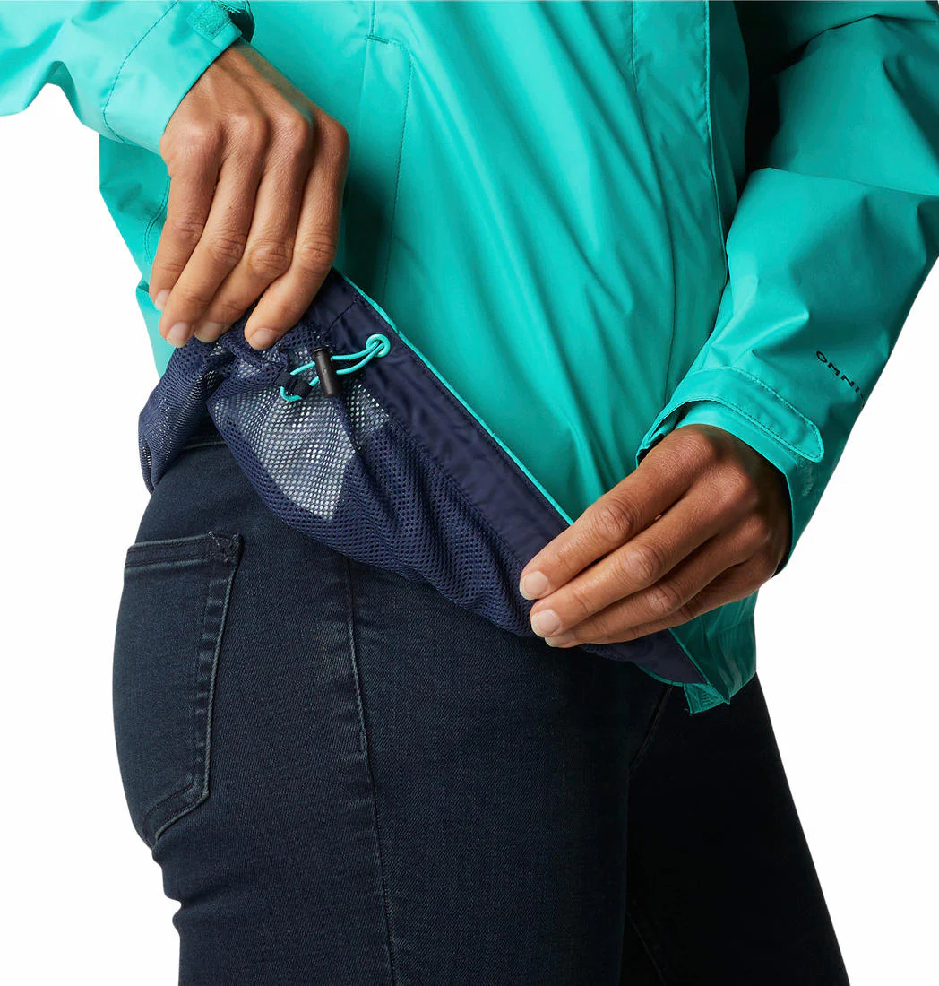 Columbia Women Blue Arcadia II Jacket Waterproof - Image 3