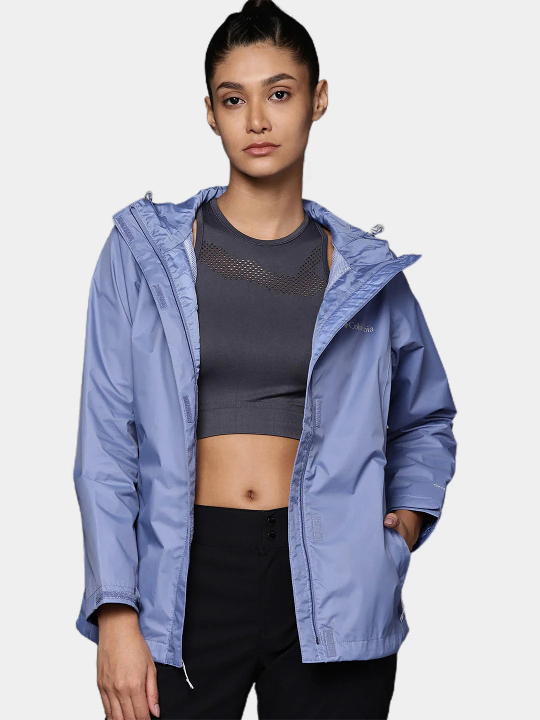 Columbia Women Blue Arcadia II Jacket Waterproof - Image 11