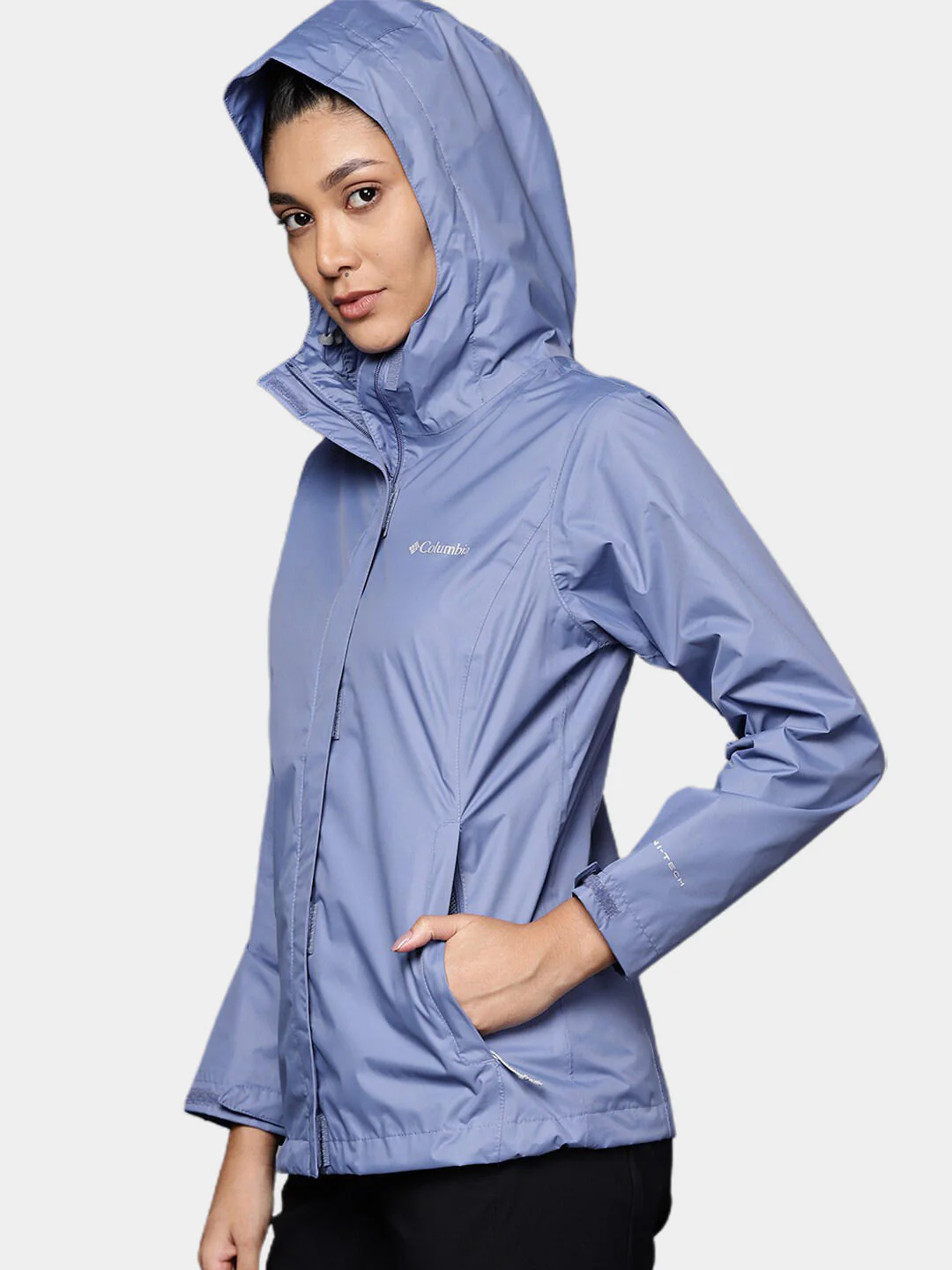Columbia Women Blue Arcadia II Jacket Waterproof - Image 13