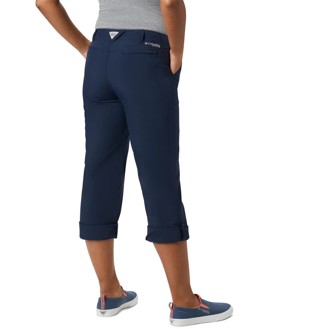 Columbia Women Blue Aruba Roll Up Pant (Sun Protection) - Image 4