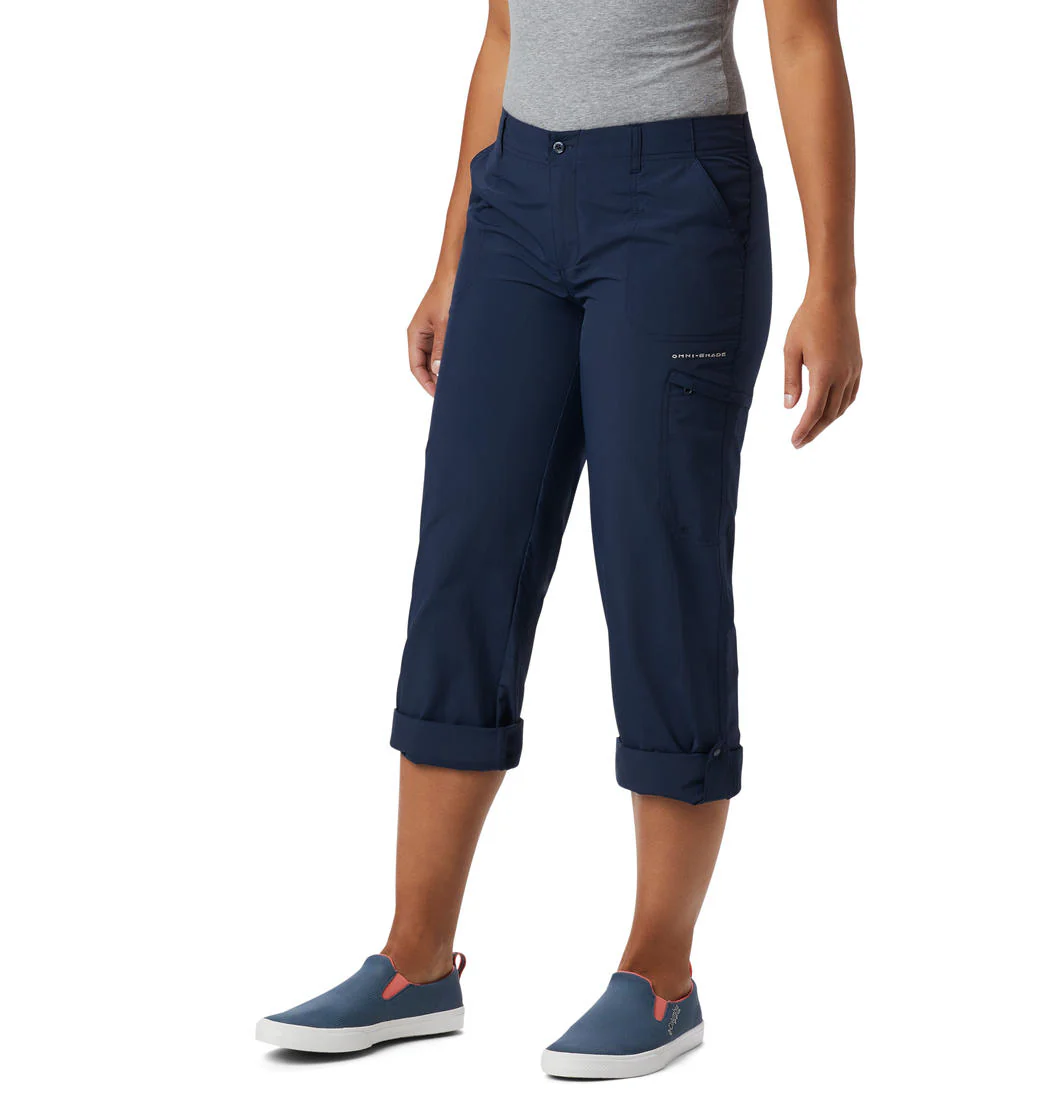 Columbia Women Blue Aruba Roll Up Pant (Sun Protection) - Image 5