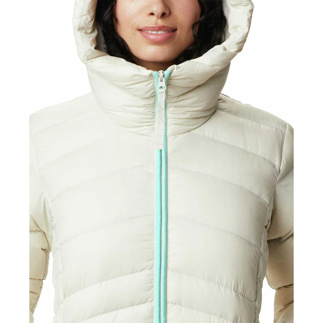 Columbia Women White Autumn Park Down Hooded Jacket - Image 2