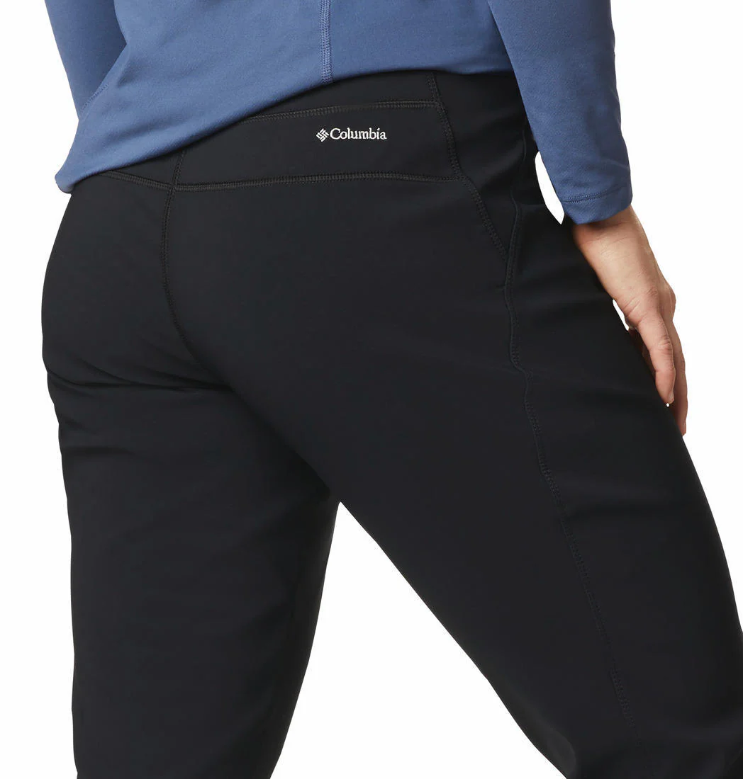 Columbia Women Black Back Beauty Highrise Warm Winter Pant (Sun Protection) - Image 3