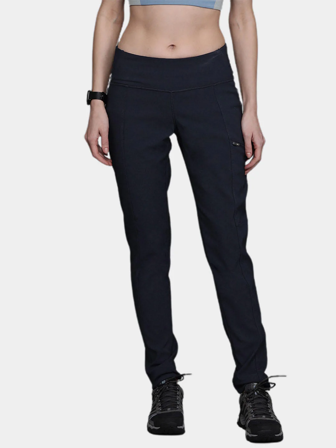Columbia Women Navy Blue Back Beauty Highrise Warm Winter Pant (Sun Protection) - Image 10