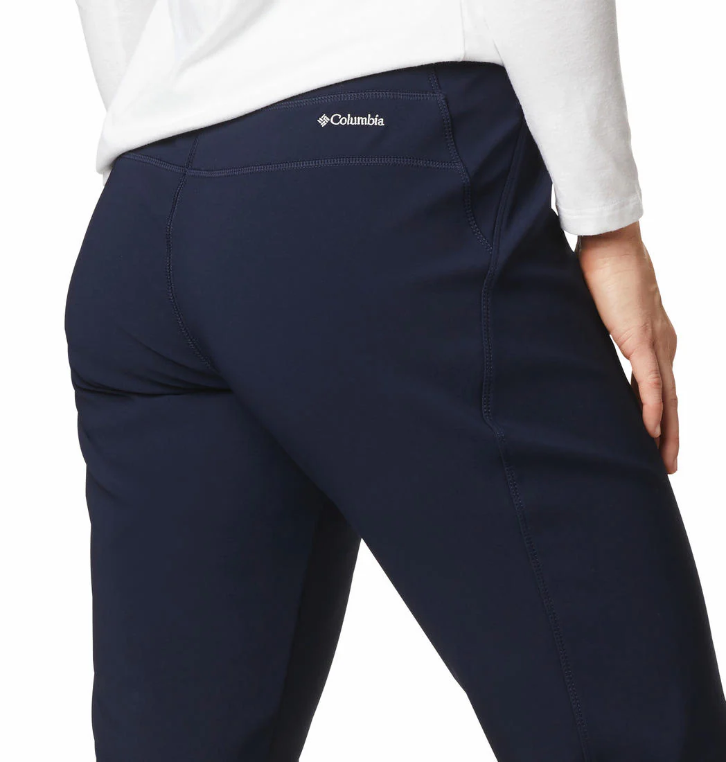 Columbia Women Navy Blue Back Beauty Highrise Warm Winter Pant (Sun Protection) - Image 4
