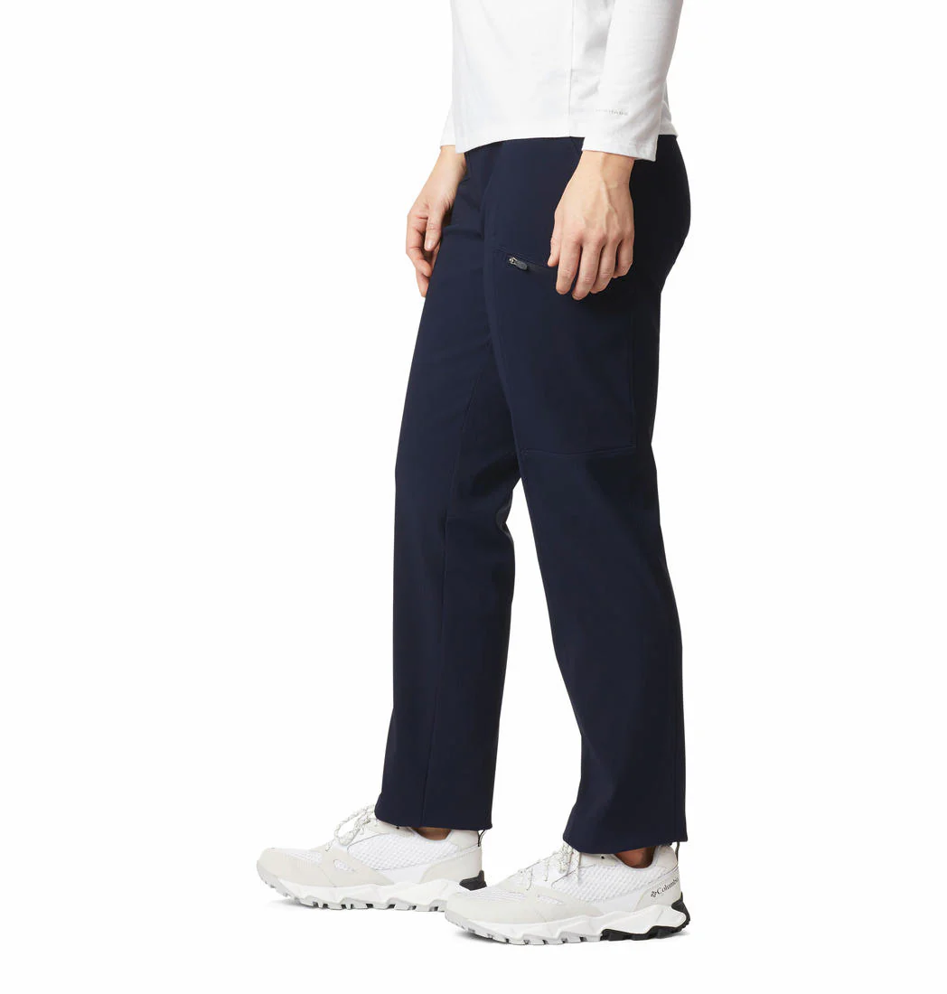 Columbia Women Navy Blue Back Beauty Highrise Warm Winter Pant (Sun Protection) - Image 5