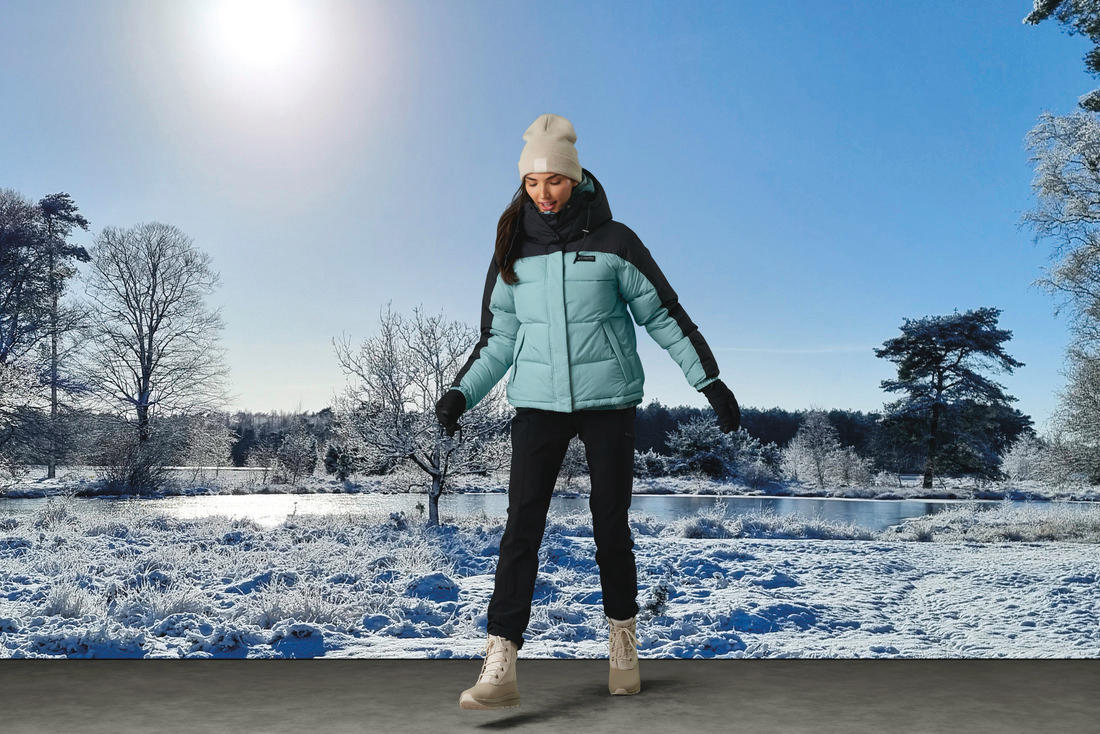 Columbia Women Black Back Beauty Highrise Warm Winter Pant (Sun Protection) - Image 14