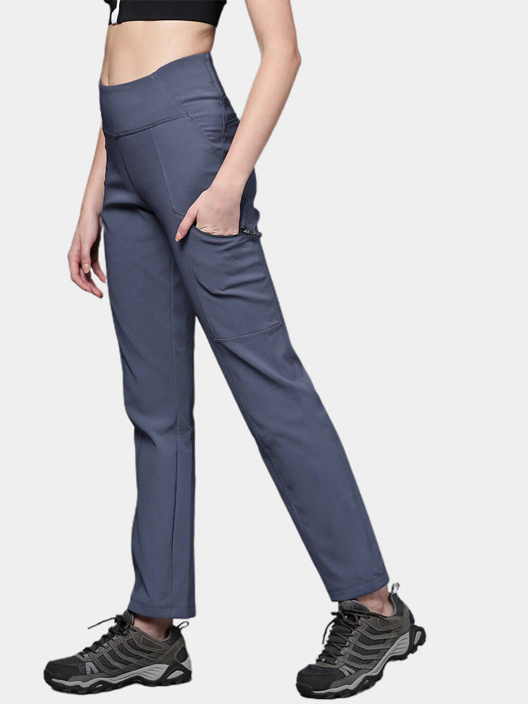 Columbia Women Navy Blue Back Beauty Highrise Warm Winter Pant (Sun Protection) - Image 10