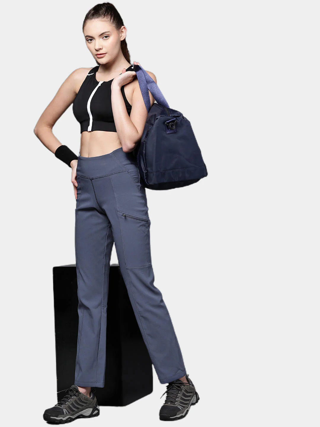Columbia Women Navy Blue Back Beauty Highrise Warm Winter Pant (Sun Protection) - Image 13