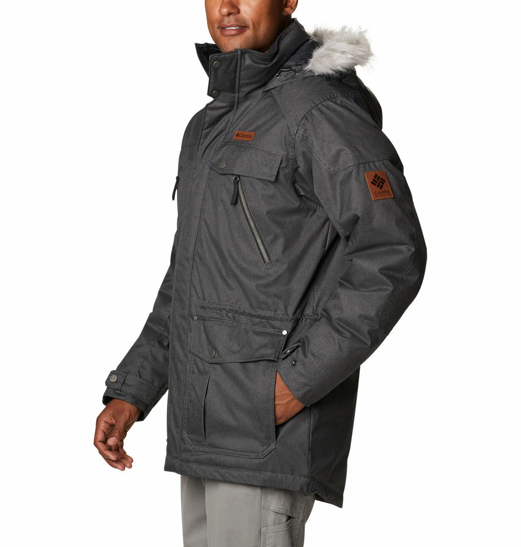 Columbia Men Black Barlow Pass 550 TurboDown Jacket - Image 3