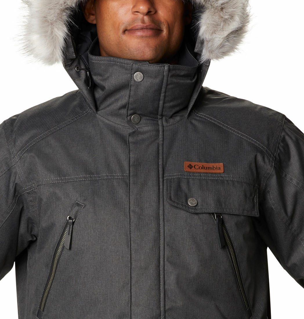 Columbia Men Black Barlow Pass 550 TurboDown Jacket - Image 4