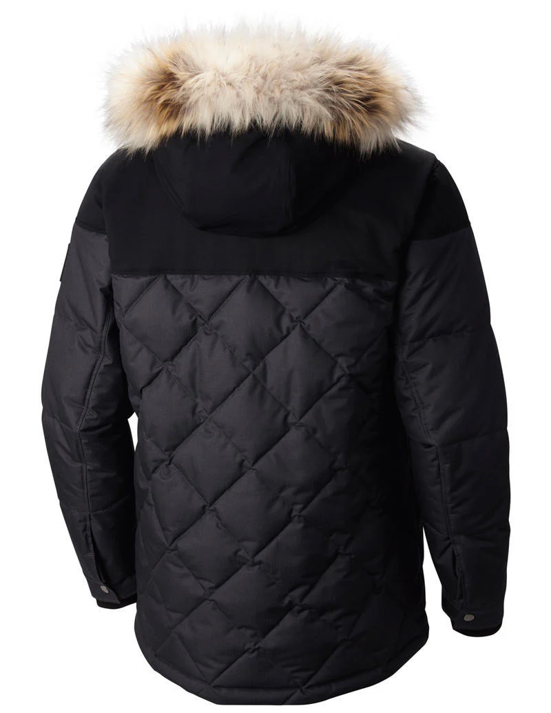 Columbia Men Black Barlow Pass 550 TurboDown Quilted Jacket - Image 2