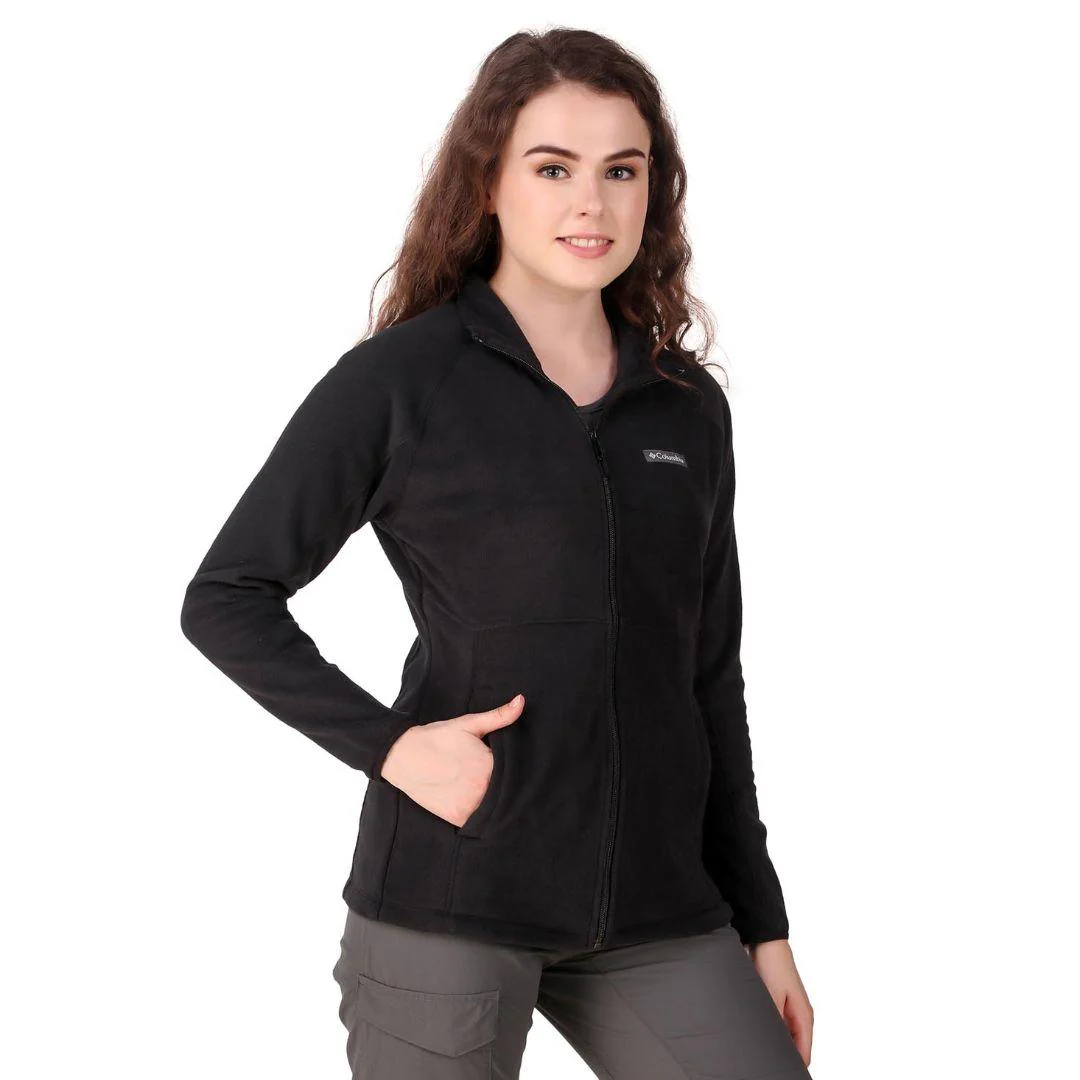 Columbia Women Black Basin Trail Fleece Full Zip - Image 5