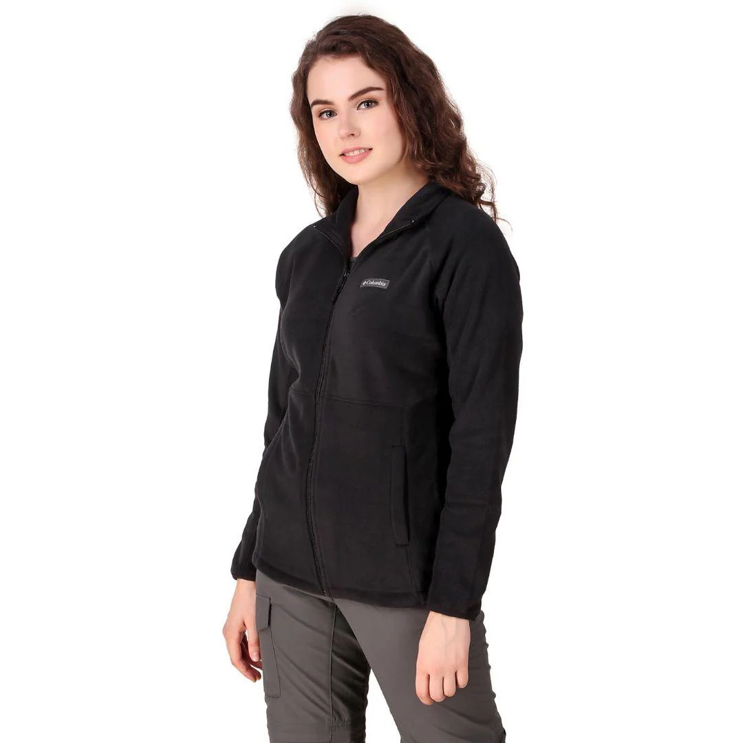 Columbia Women Black Basin Trail Fleece Full Zip - Image 6
