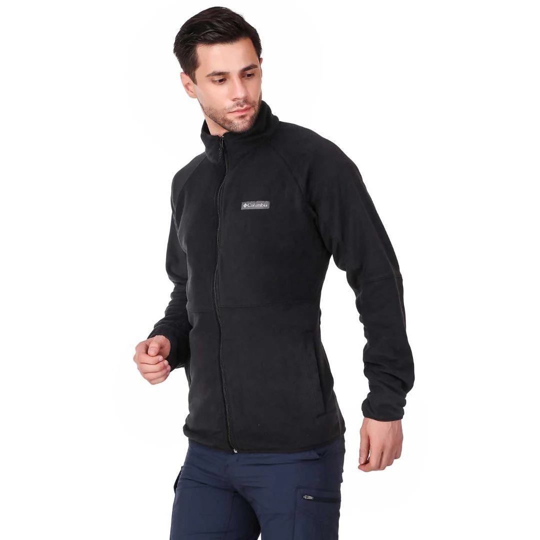 Columbia Men Black Basin Trail Fleece Full Zip - Image 5