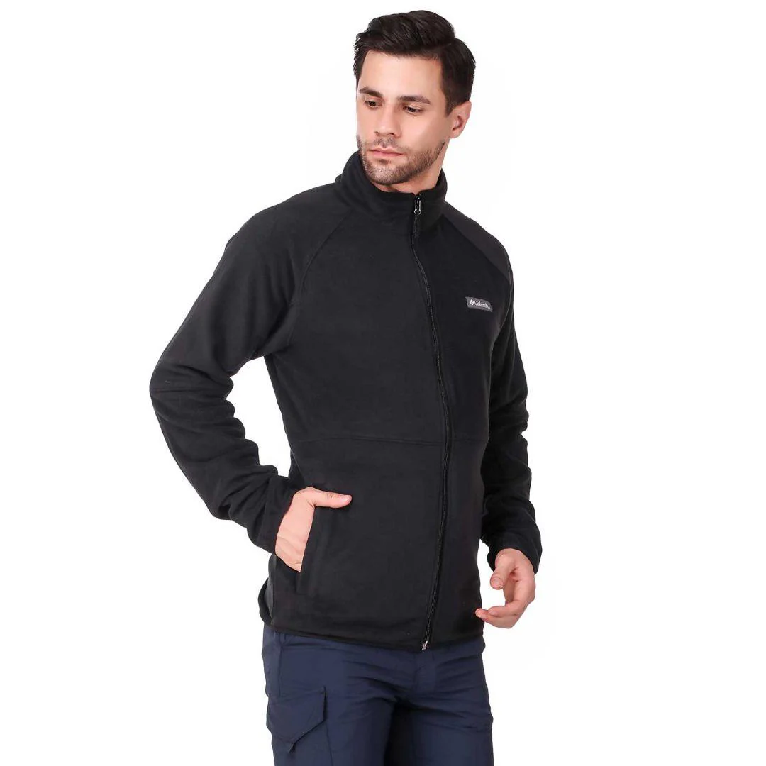 Columbia Men Black Basin Trail Fleece Full Zip - Image 6