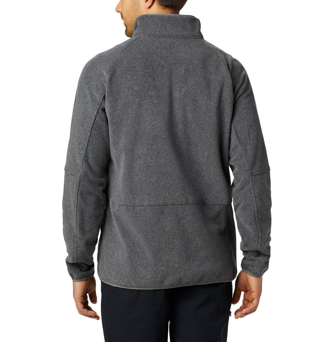 Columbia Men Grey Basin Trail Fleece Full Zip - Image 4