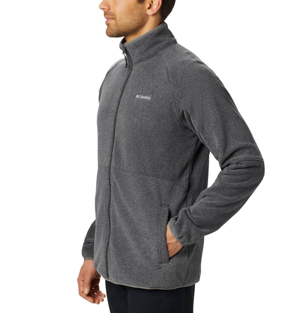 Columbia Men Grey Basin Trail Fleece Full Zip - Image 6