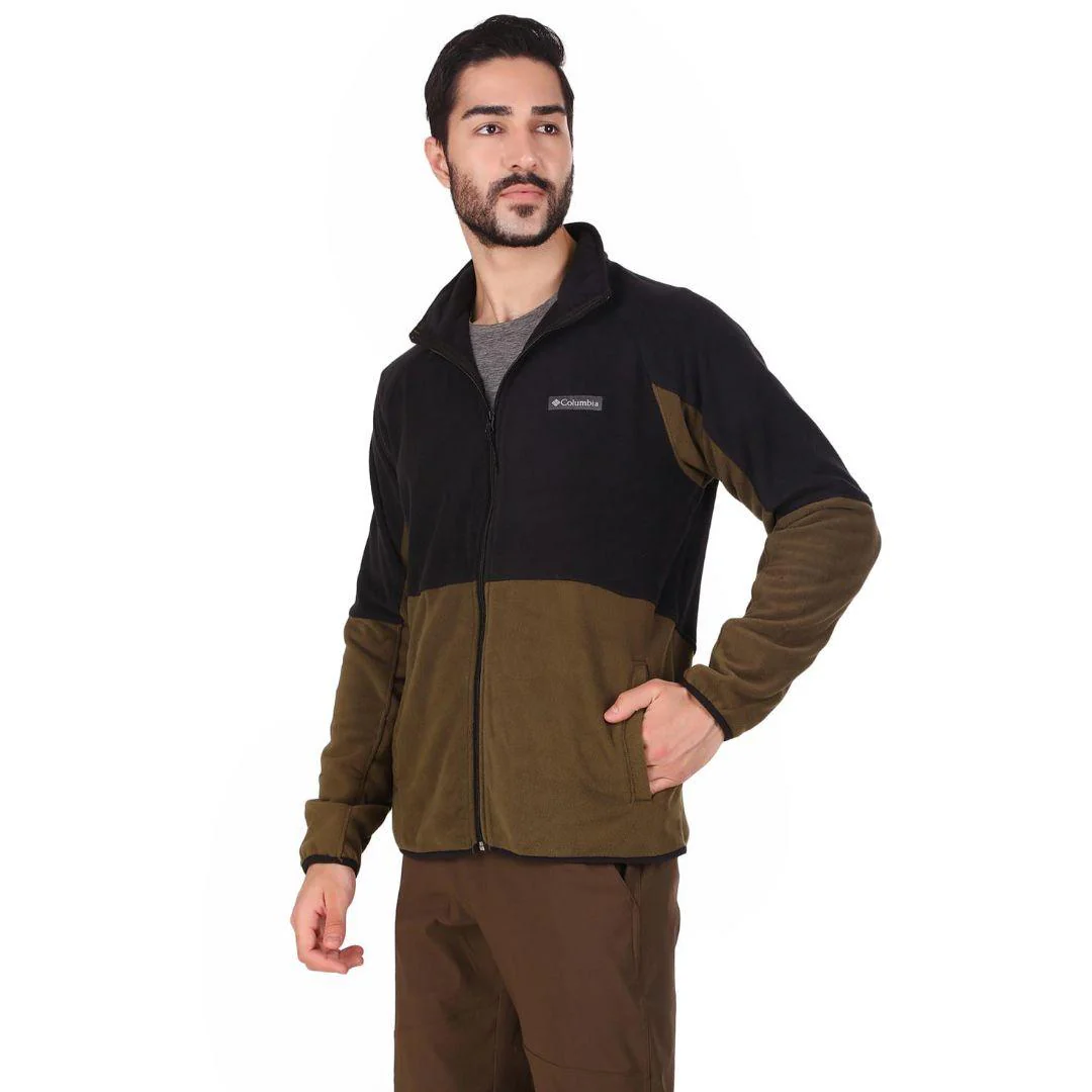 Columbia Men Olive Basin Trail Fleece Full Zip - Image 7