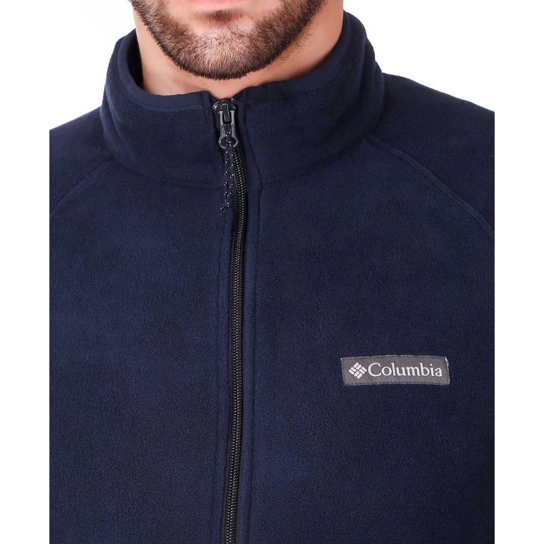 Columbia Men Blue Basin Trail Fleece Full Zip - Image 5