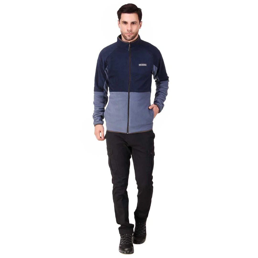 Columbia Men Blue Basin Trail Fleece Full Zip - Image 2