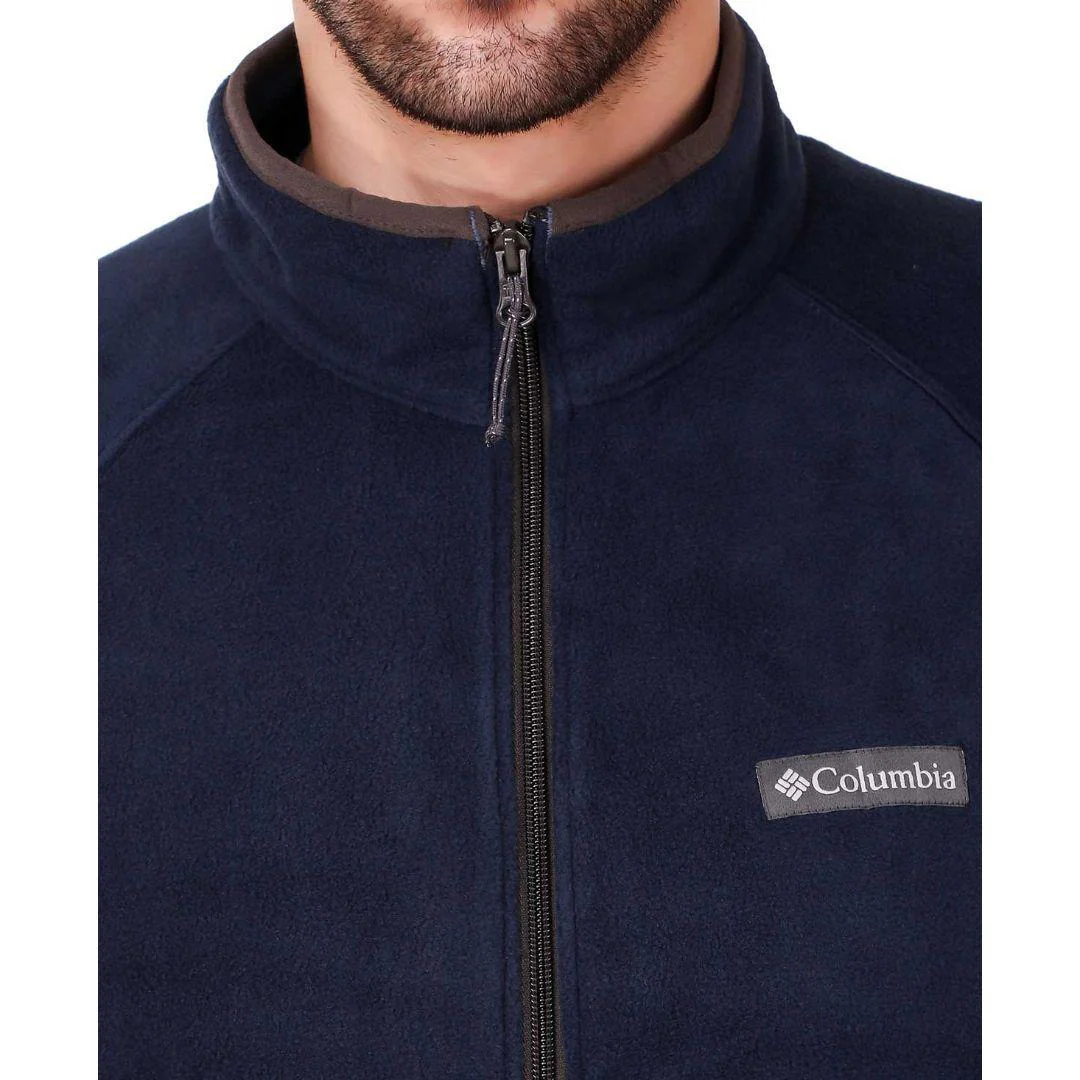 Columbia Men Blue Basin Trail Fleece Full Zip - Image 4
