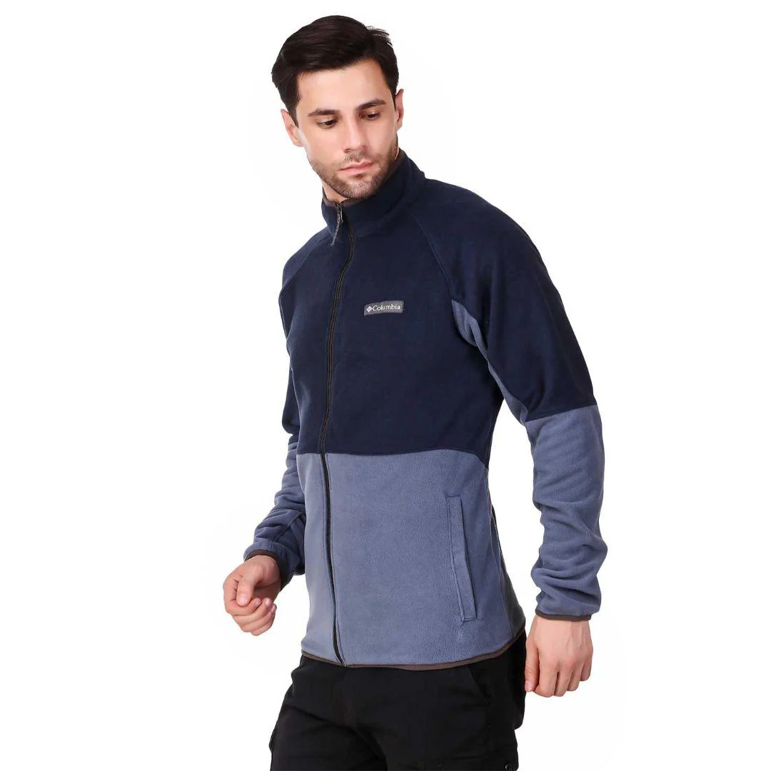 Columbia Men Blue Basin Trail Fleece Full Zip - Image 6