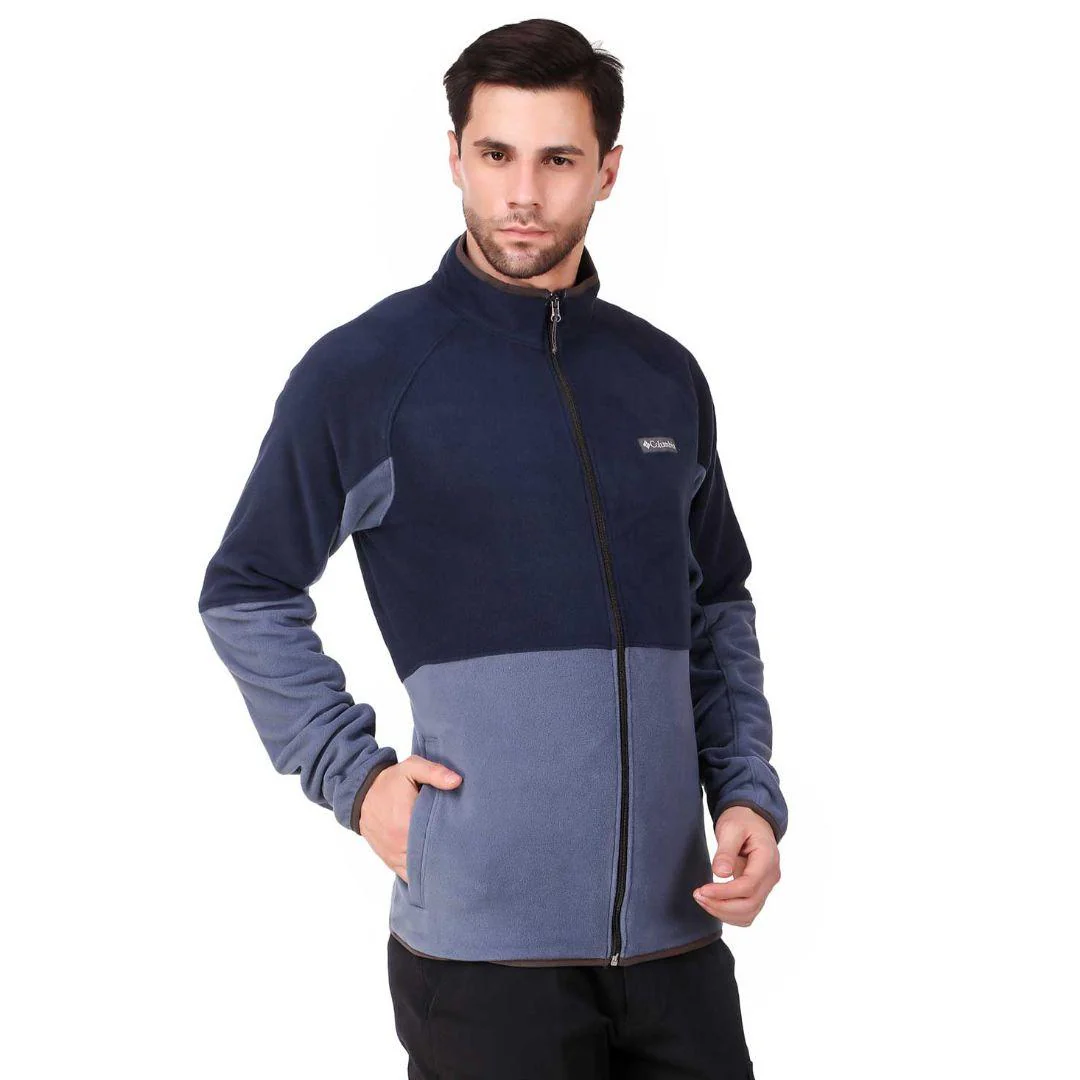Columbia Men Blue Basin Trail Fleece Full Zip - Image 7