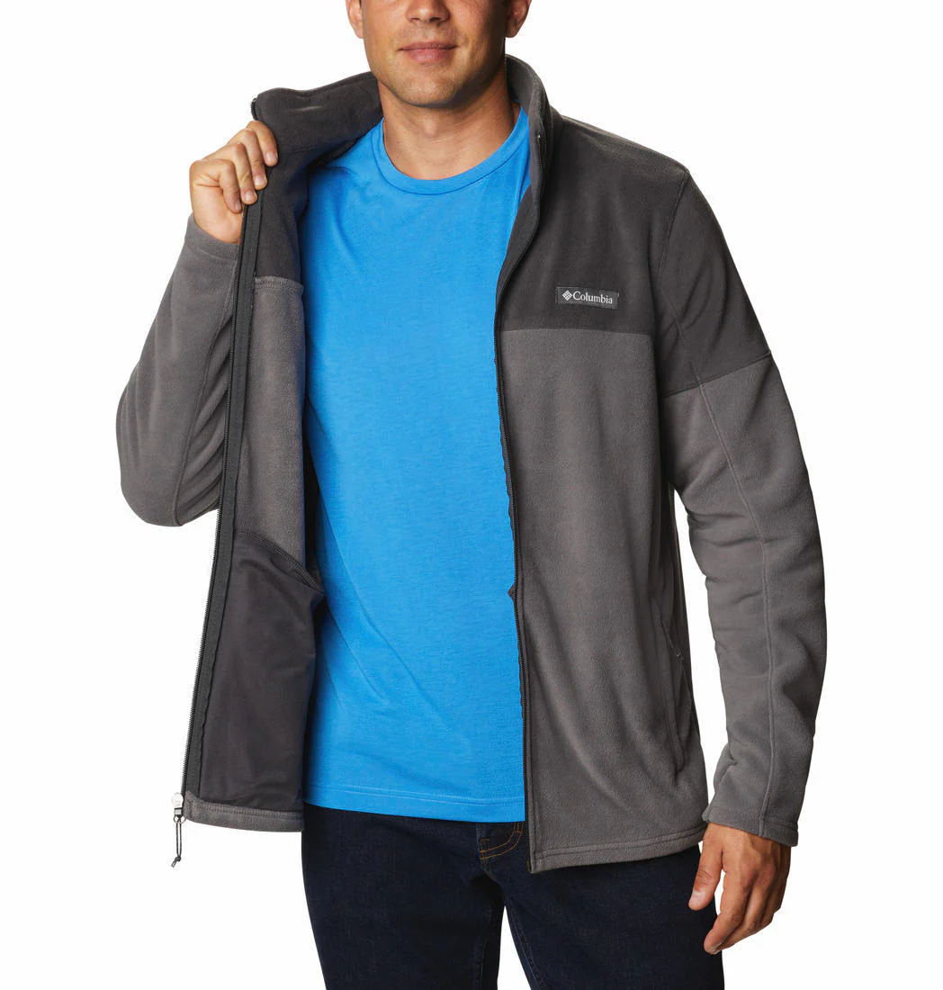 Columbia Men Grey Basin Trail III Full Zip - Image 4