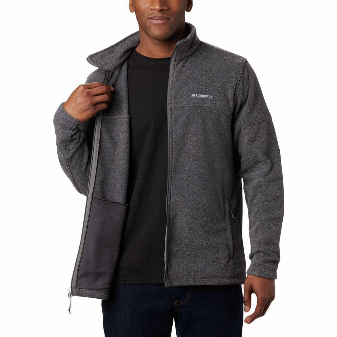 Columbia Men Grey Basin Trail III Full Zip - Image 5