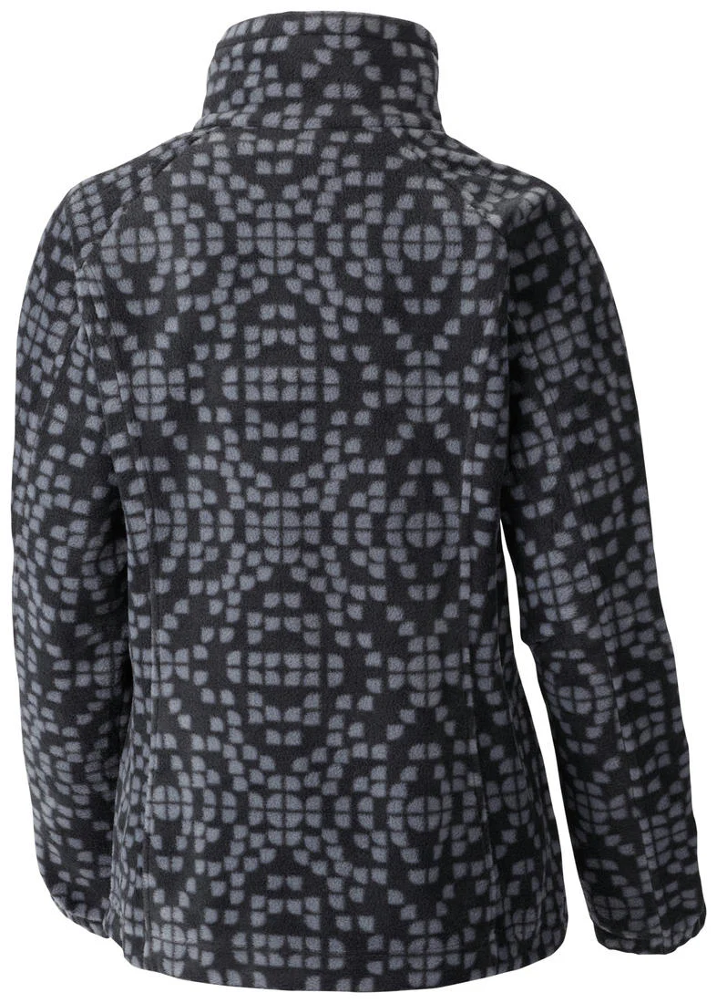 Columbia Women Black Benton Springs Print Full Zip - Image 2