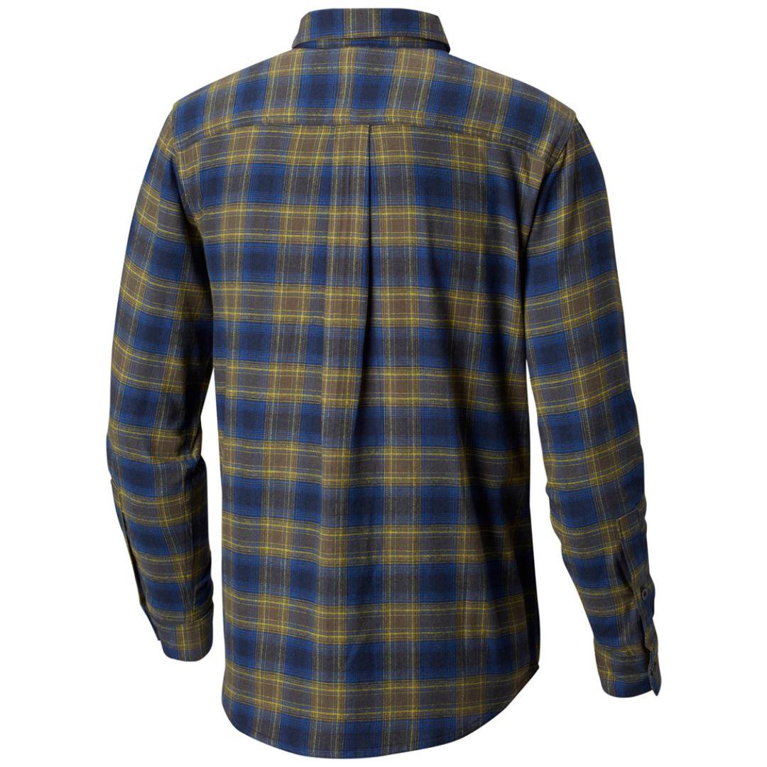 Columbia Men Blue Boulder Ridge Long Sleeve Flannel - Image 2