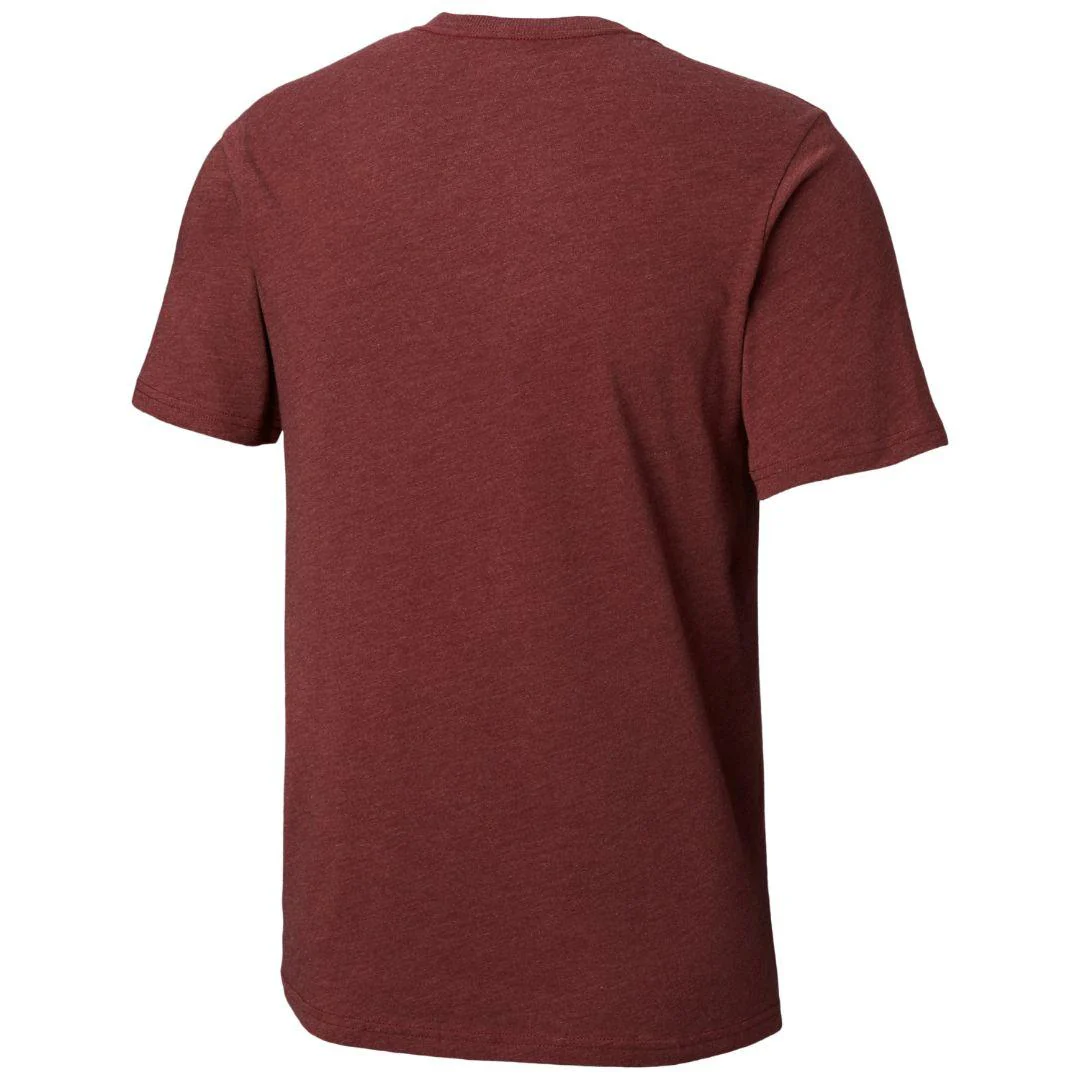 Columbia Men Red Brightwoods Basin Short Sleeve Tee - Image 2
