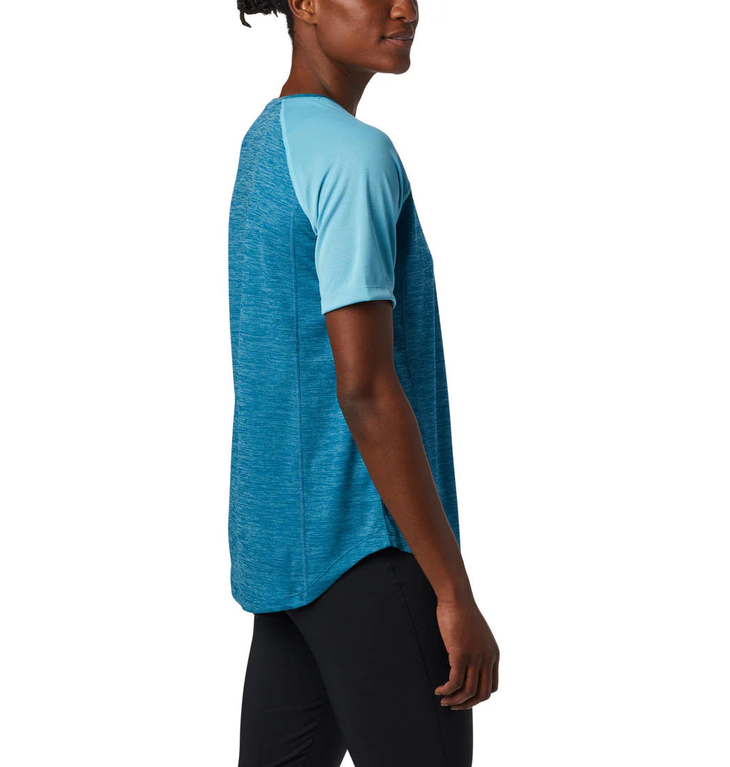 Columbia Women Blue Bryce Peak Short Sleeve (Sun Protection) - Image 3