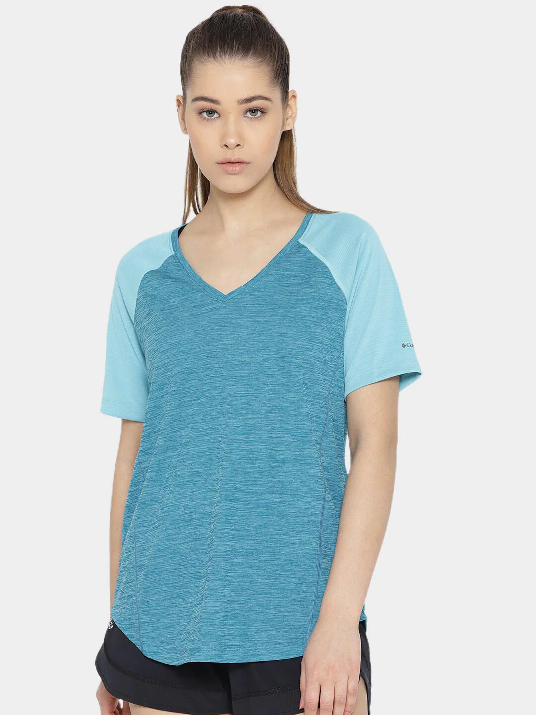 Columbia Women Blue Bryce Peak Short Sleeve (Sun Protection) - Image 6