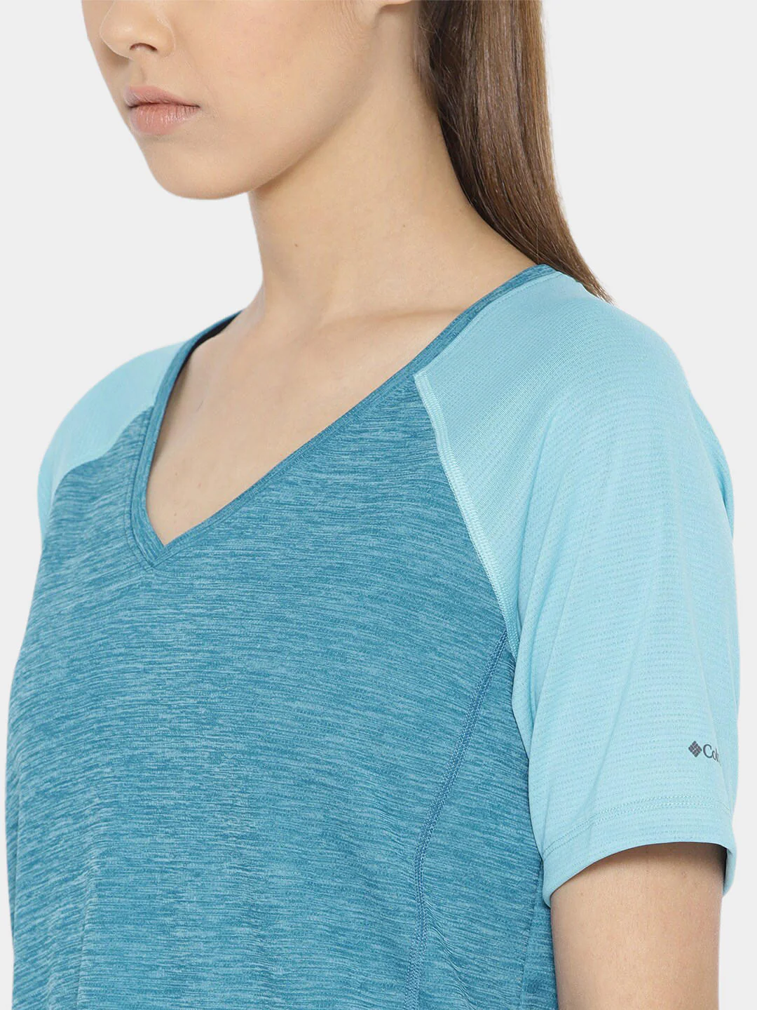 Columbia Women Blue Bryce Peak Short Sleeve (Sun Protection) - Image 7
