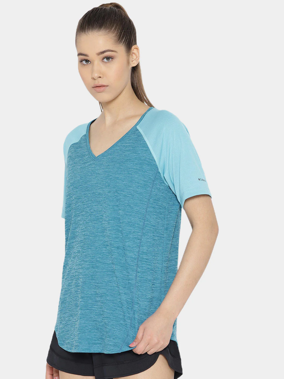 Columbia Women Blue Bryce Peak Short Sleeve (Sun Protection) - Image 8
