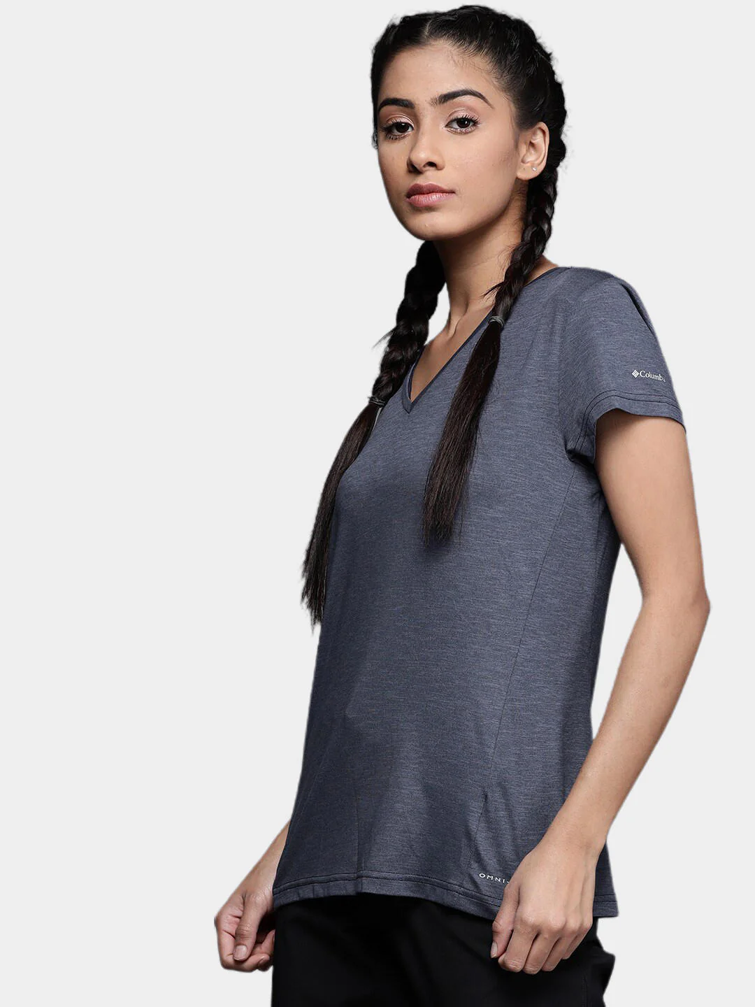 Columbia Women Blue Bryce SS Tee (Sun Protection) - Image 9