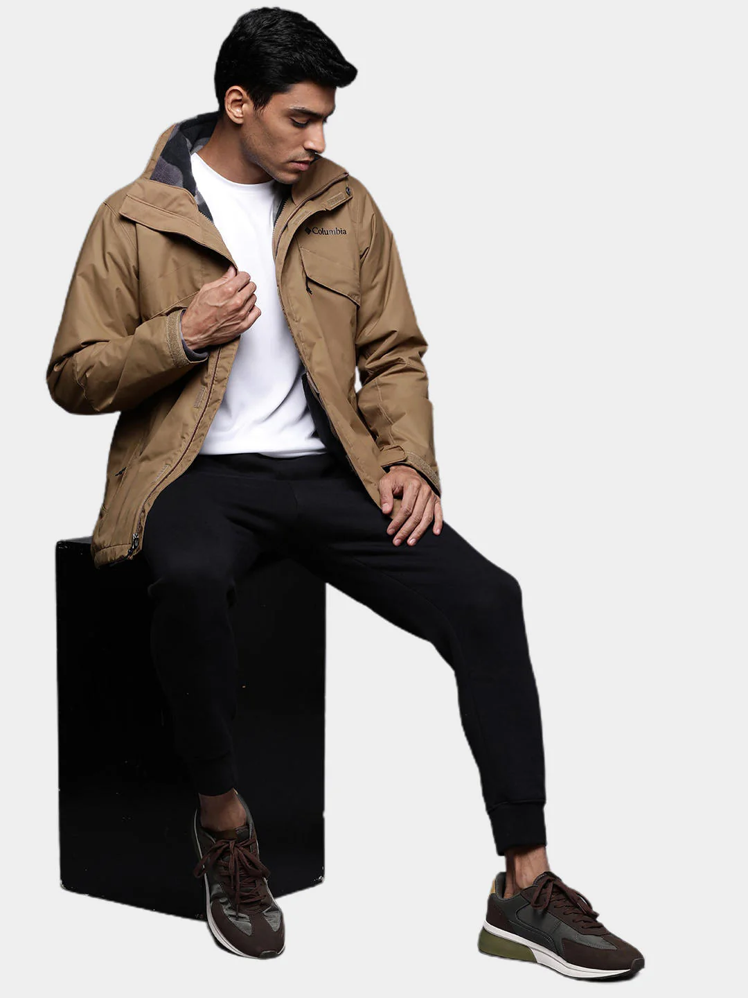 Columbia Men Brown Bugaboo II Fleece Interchange Jacket - Image 12