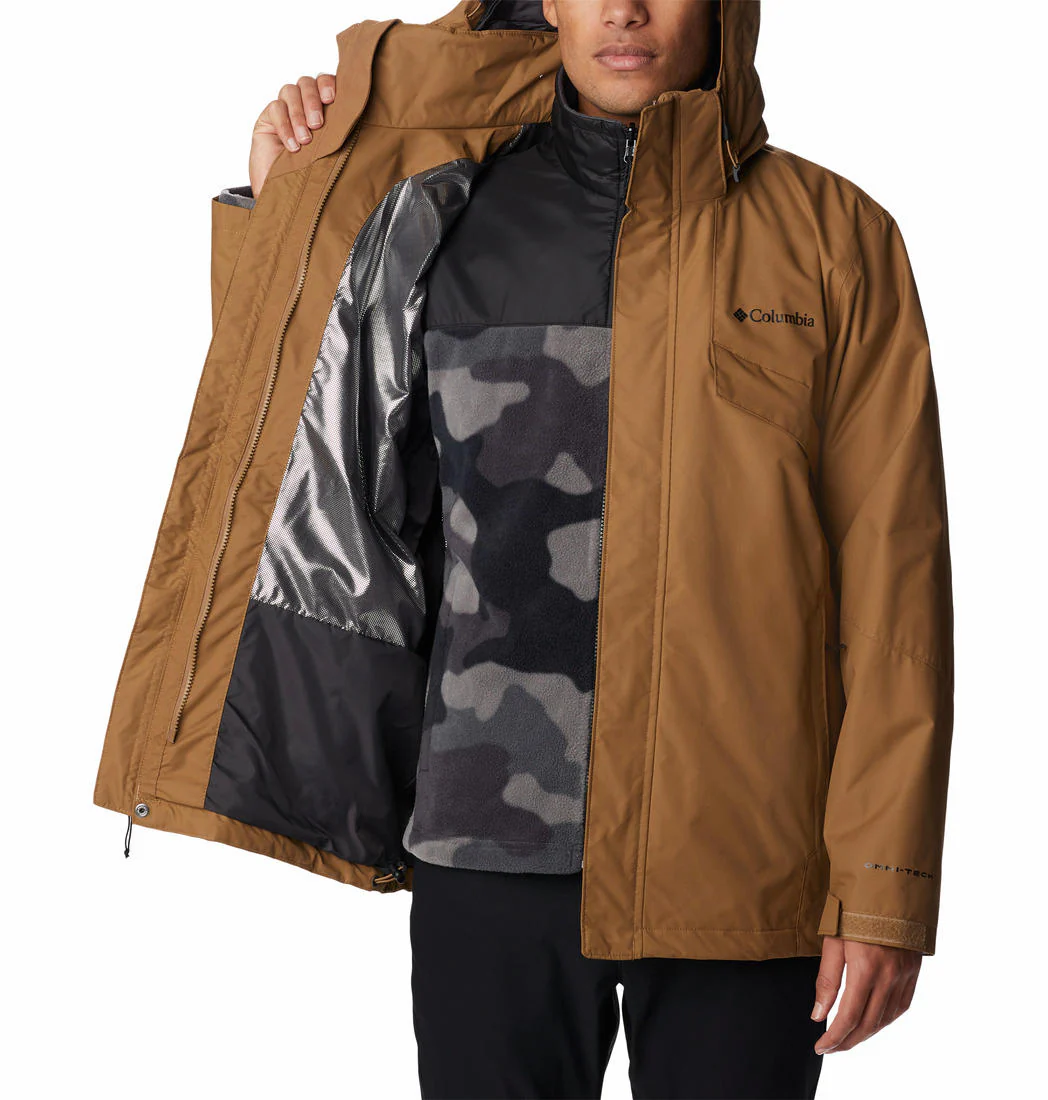 Columbia Men Brown Bugaboo II Fleece Interchange Jacket - Image 4