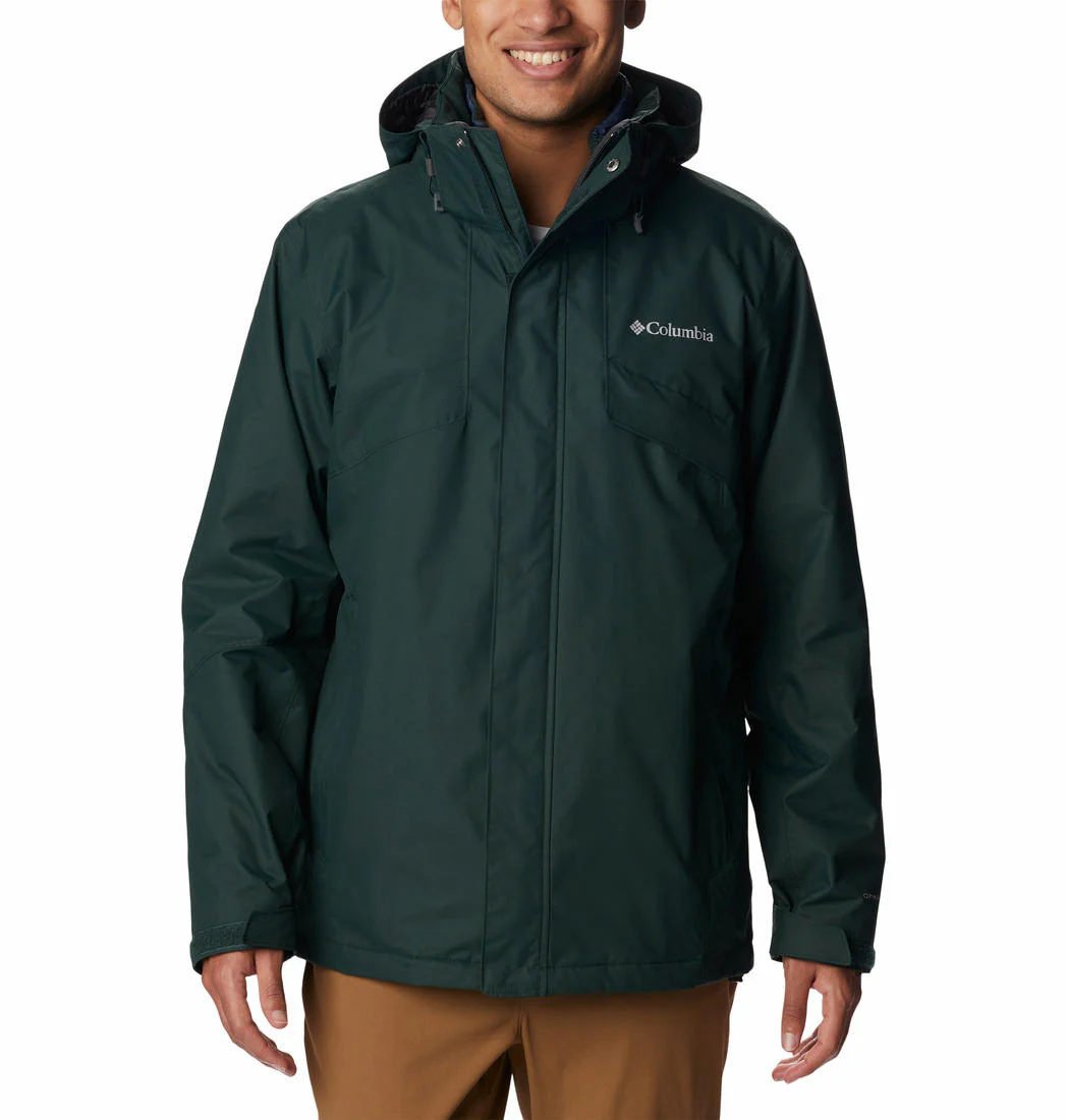 Columbia Men Green Bugaboo II Fleece Interchange Jacket