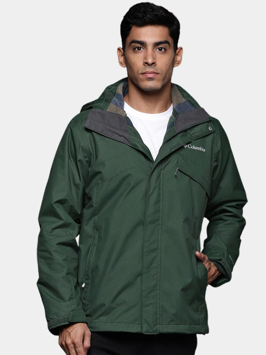 Columbia Men Green Bugaboo II Fleece Interchange Jacket - Image 10