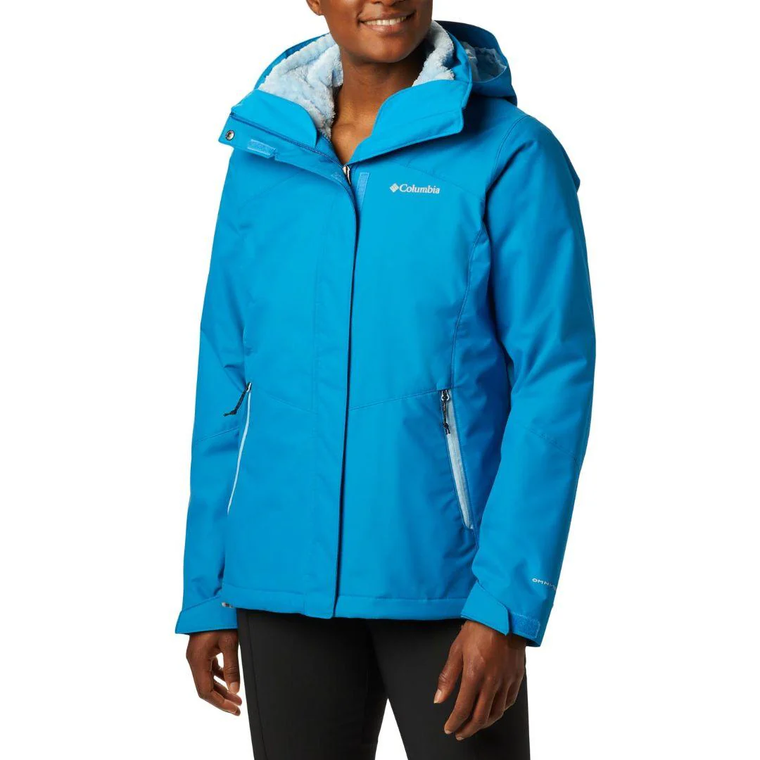 Columbia Women Blue Bugaboo II Fleece Interchange Jacket