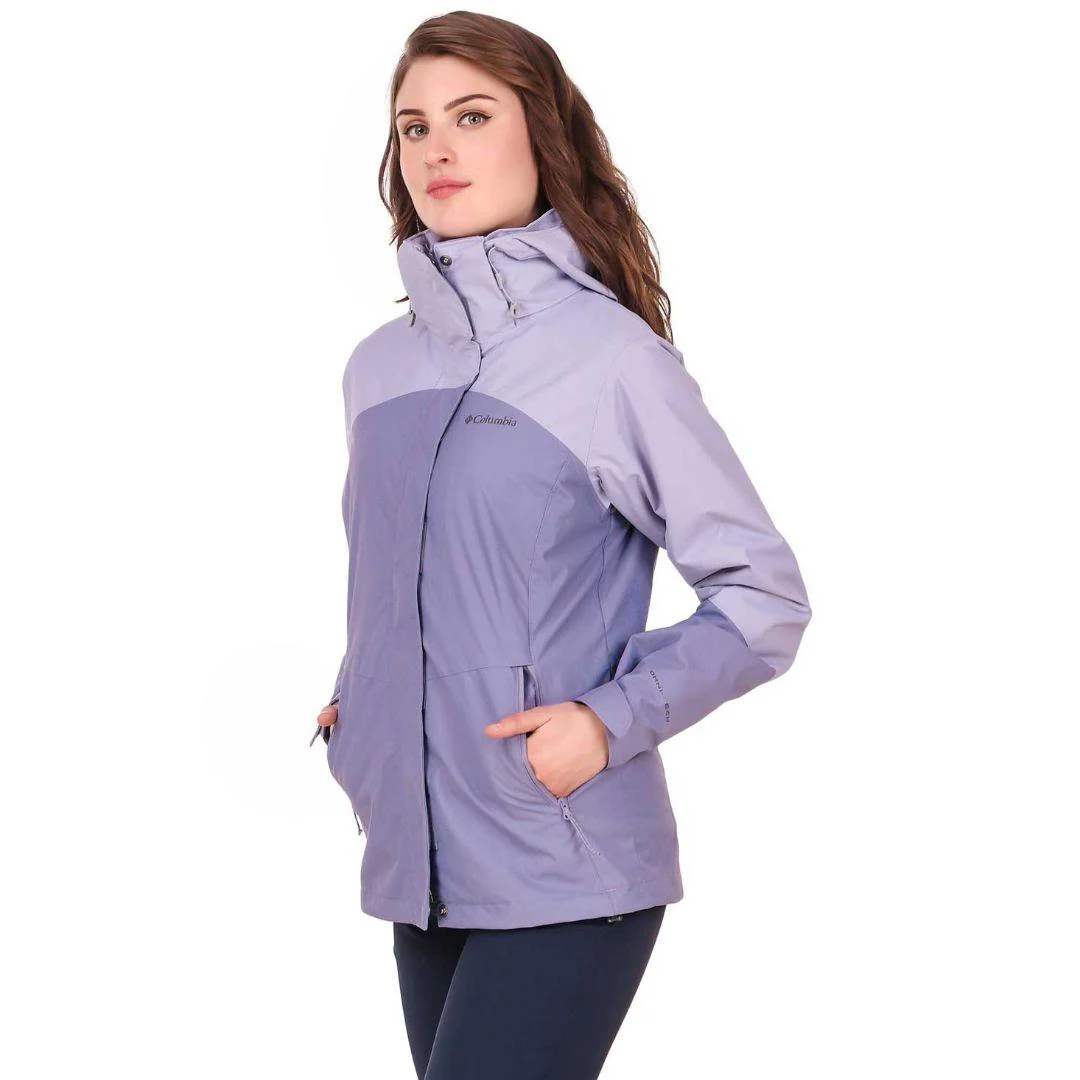 Columbia Women Purple Bugaboo II Fleece Interchange Jacket - Image 5