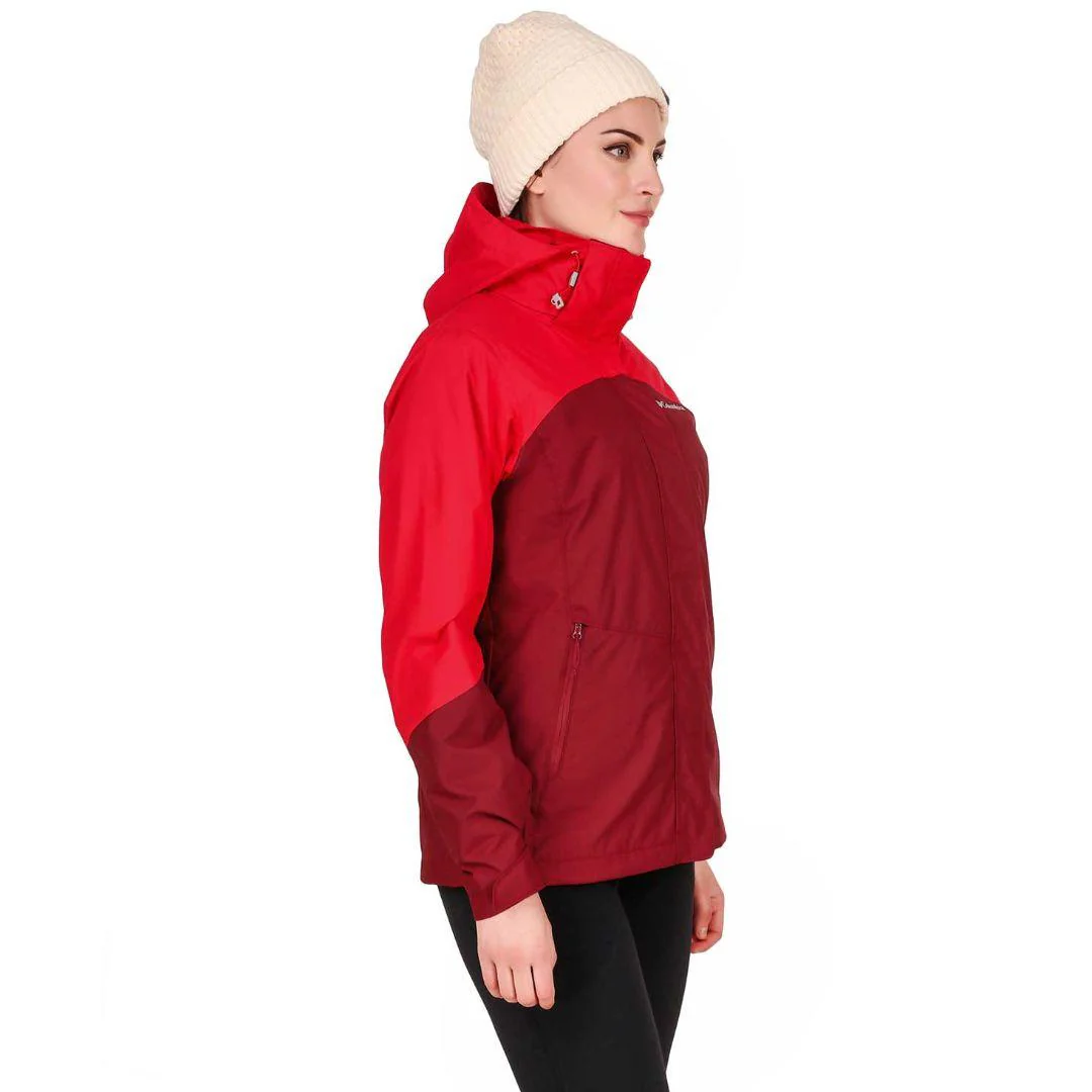 Columbia Women Red Bugaboo II Fleece Interchange Jacket - Image 4