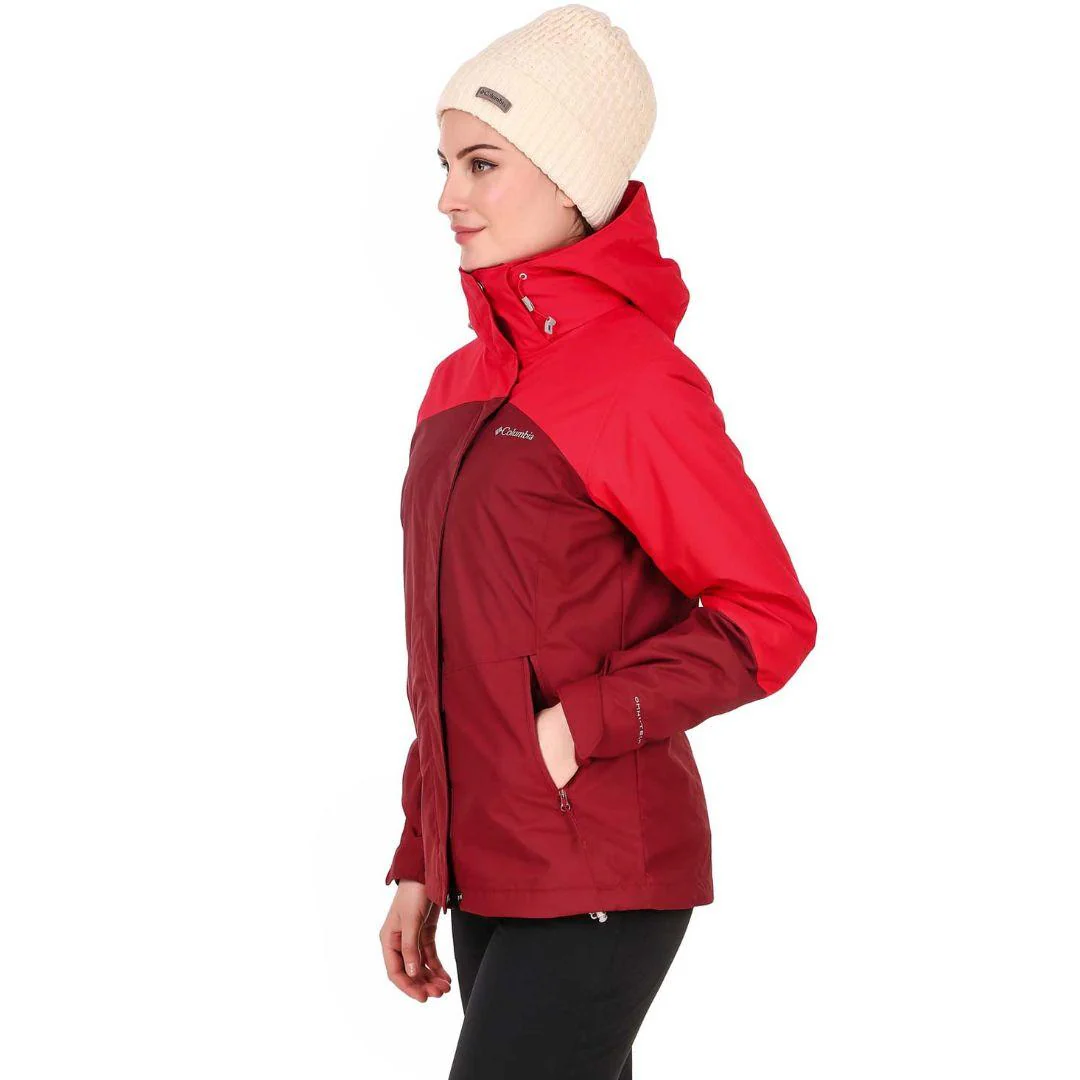 Columbia Women Red Bugaboo II Fleece Interchange Jacket - Image 5