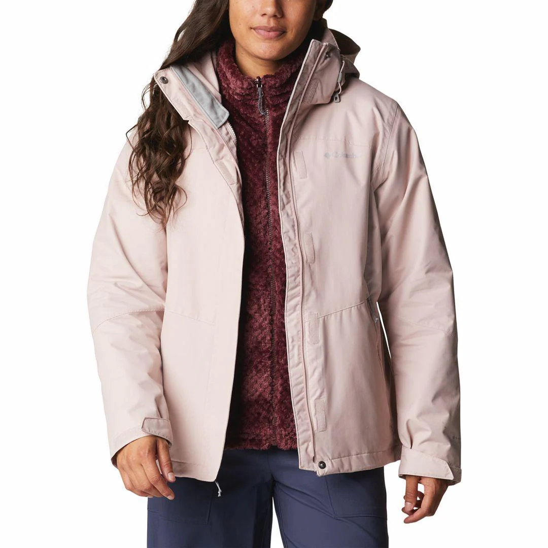 Columbia Women Red Bugaboo II Fleece Interchange Jacket - Image 9