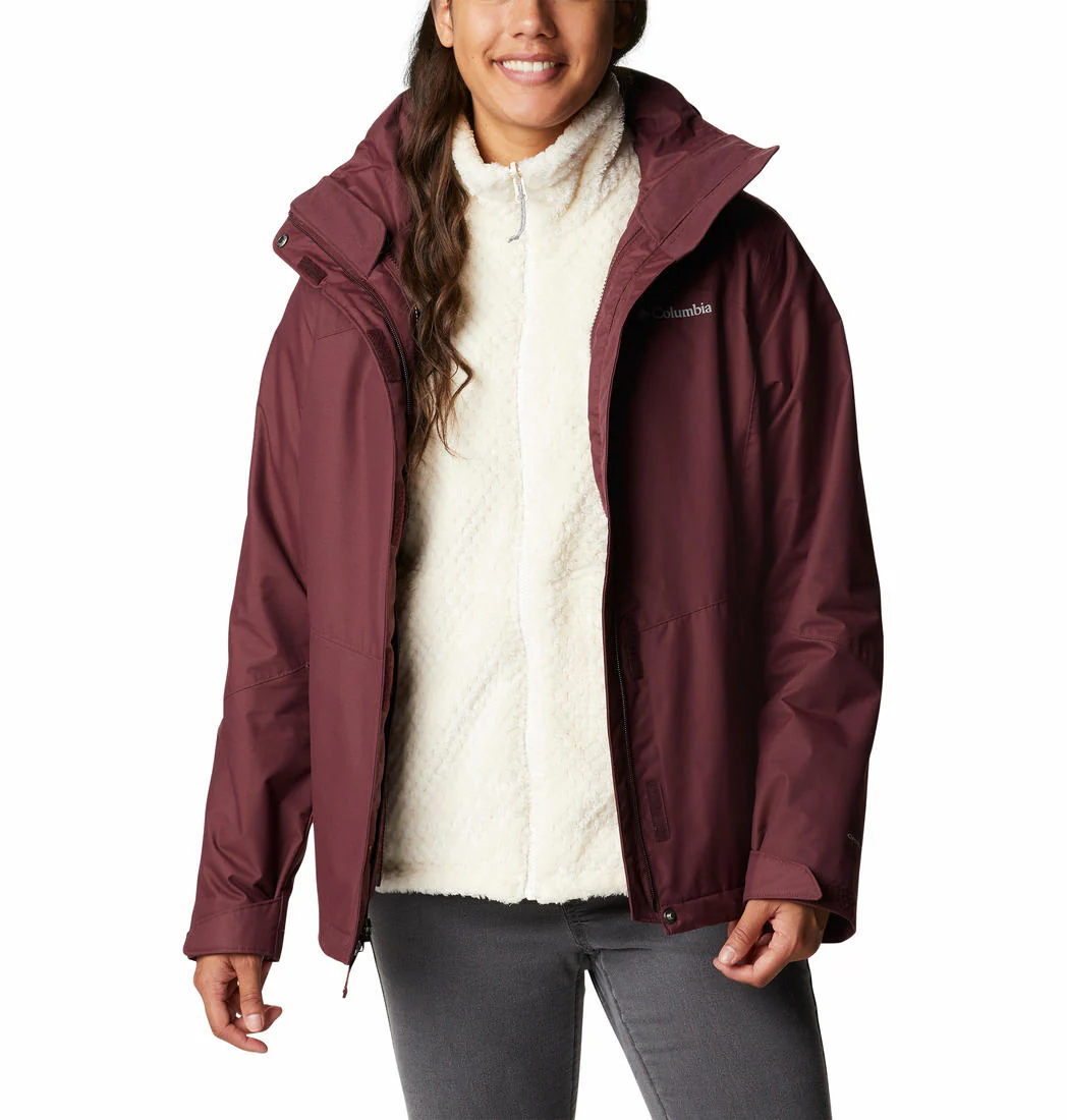 Columbia Women Red Bugaboo II Fleece Interchange Jacket - Image 9